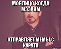 моё лицо когда мээрим отправляет мемы с курута