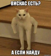 вискас есть? а если найду