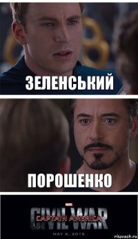 Зеленський Порошенко