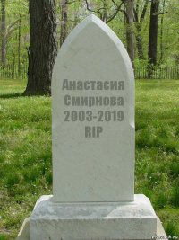 Анастасия Смирнова
2003-2019
RIP