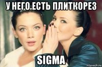 у него есть плиткорез sigma