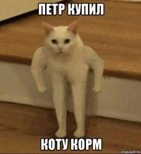 петр купил коту корм