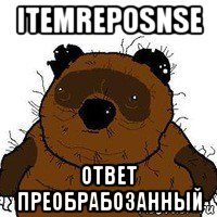 itemreposnse ответ преобрабозанный