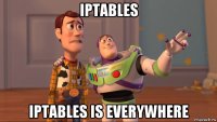 iptables iptables is everywhere