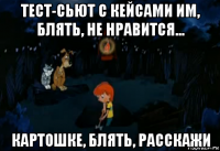 тест-сьют с кейсами им, блять, не нравится... картошке, блять, расскажи