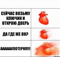 Сейчас возьму ключик и открою дверь Да где же он? Аааааа!Потерял!!!