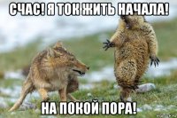 счас! я ток жить начала! на покой пора!