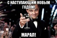 с наступающим новым годом! марал!