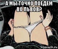 а мы точно поедем во львов? 