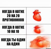 когда в катке 20 на 20 противников когда в катке 10 на 10 когда ты один на один