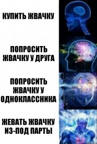 Купить жвачку Попросить жвачку у друга Попросить жвачку у одноклассника Жевать жвачку из-под парты