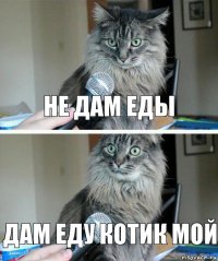 не дам еды дам еду котик мой