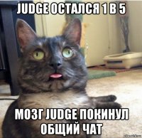 judge остался 1 в 5 мозг judge покинул общий чат