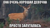 она очень хорошая девочка просто запуталась