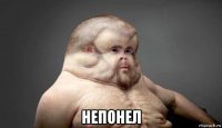  непонел