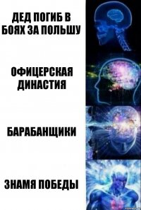 Дед Погиб В Боях За Польшу Офицерская Династия Барабанщики Знамя Победы