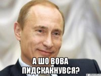  а шо вова пидскакнувся?