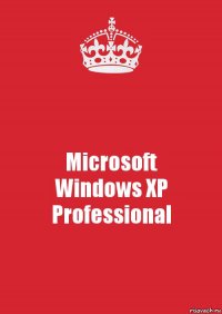 Microsoft
Windows XP
Professional