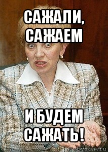 сажали, сажаем и будем сажать!, Мем Судья Егорова