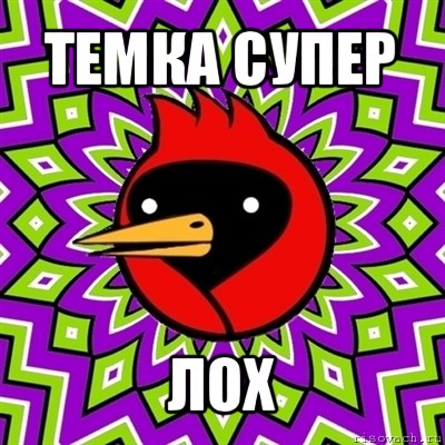 темка супер лох, Мем Омская птица