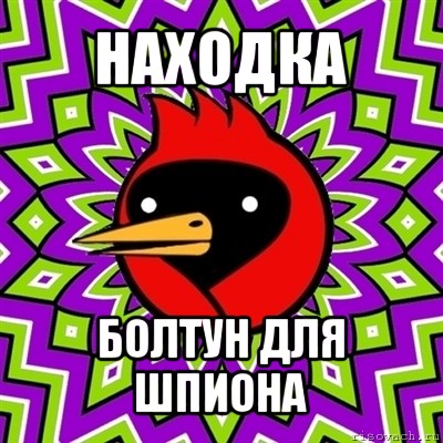 находка болтун для шпиона, Мем Омская птица