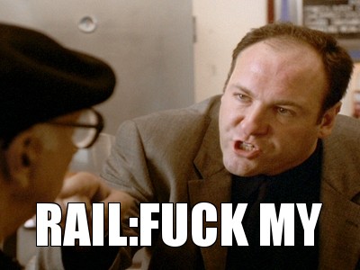 RAIL:FUCK MY, Комикс tony soprano