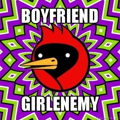 boyfriend girlenemy, Мем Омская птица