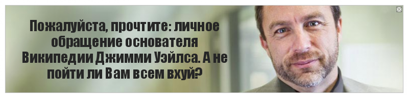 Пожалуйста, прочтите: личное обращение основателя Википедии Джимми Уэйлса. А не пойти ли Вам всем вхуй?, Комикс Джимми