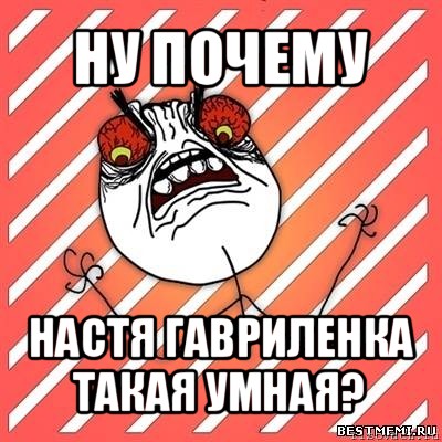 ну почему настя гавриленка такая умная?