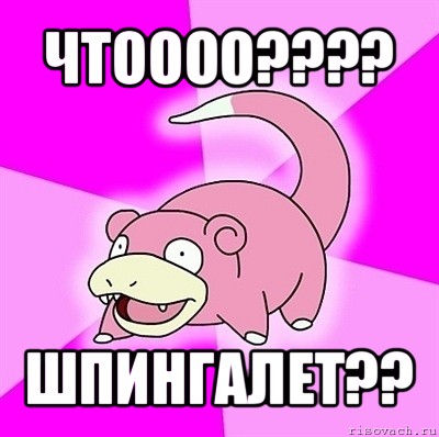 чтоооо??? шпингалет??, Мем слоупок