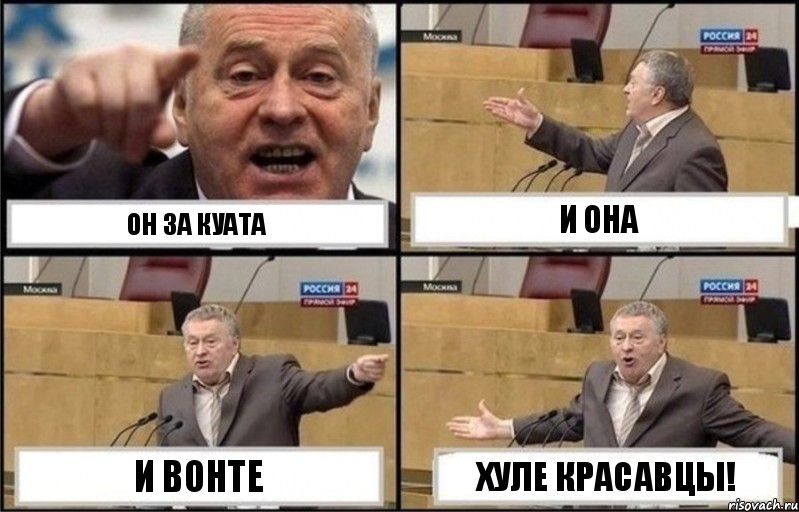 он за Куата и она и вонте хуле красавцы!, Комикс Жириновский