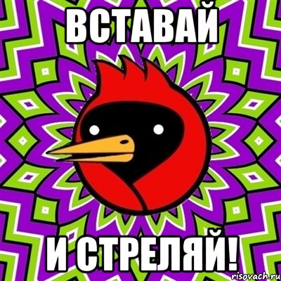 вставай и стреляй!, Мем Омская птица