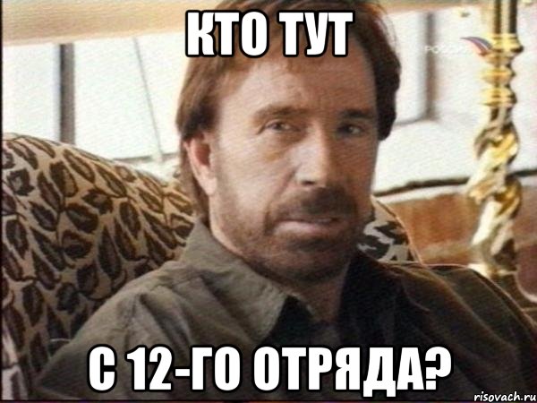 кто тут с 12-го отряда?, Мем чак норрис