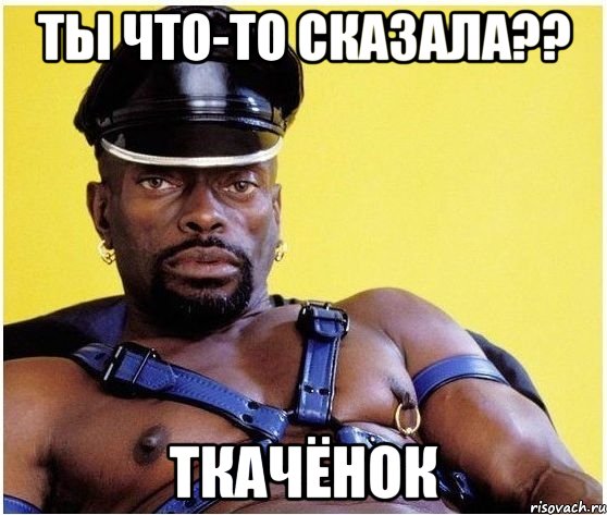 ты что-то сказала?? ткачёнок