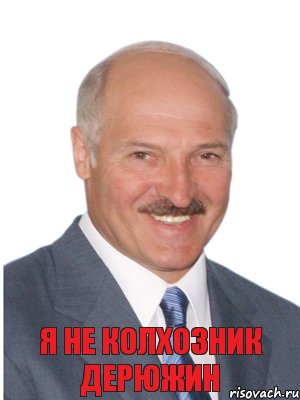 я не колхозник дерюжин, Комикс Лукашенко