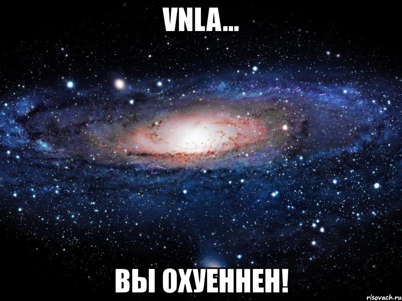 vnla... вы охуеннен!, Мем Вселенная