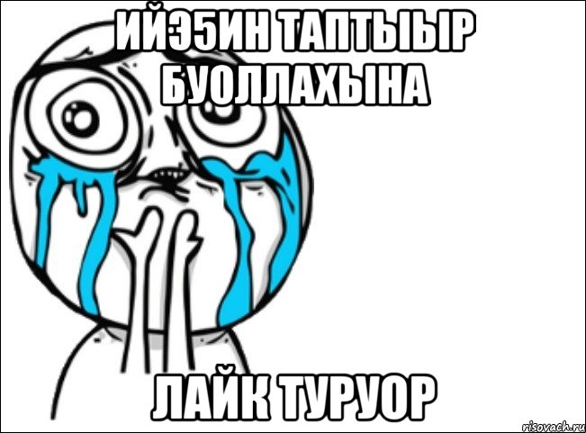 ийэ5ин таптыыр буоллахына лайк туруор, Мем Это самый