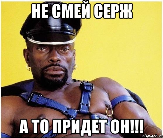 не смей серж а то придет он!!!, Мем Черный властелин