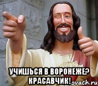  учишься в воронеже? красавчик!