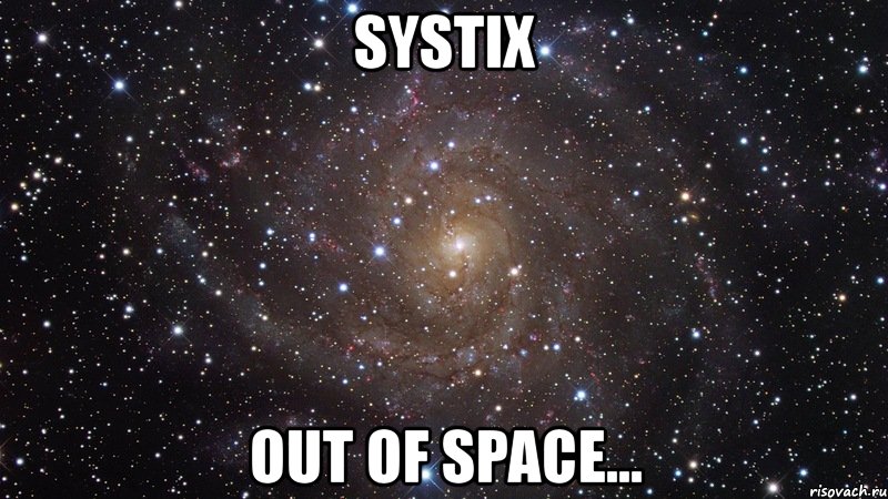 systix out of space..., Мем  Космос (офигенно)