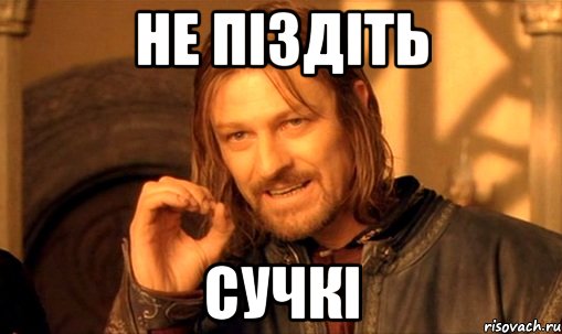 не піздіть сучкі, Мем Нельзя просто так взять и (Боромир мем)