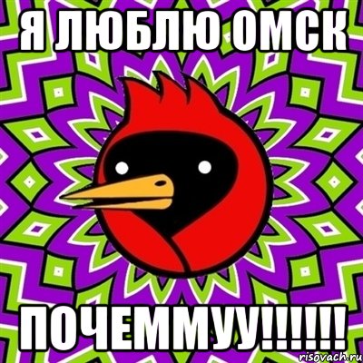 я люблю омск почеммуу!!!, Мем Омская птица