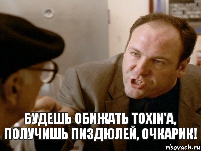 Будешь обижать ToXin'a, получишь пиздюлей, Очкарик!, Комикс tony soprano