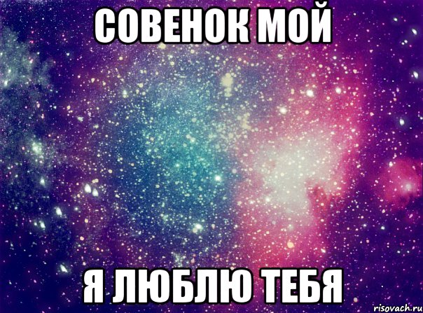 совенок мой я люблю тебя