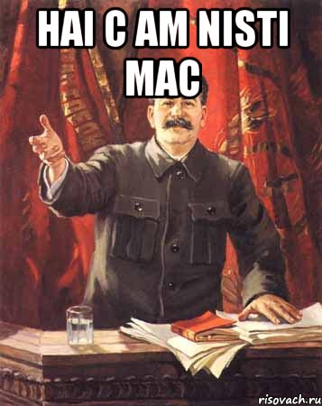 hai c am nisti mac , Мем  сталин цветной