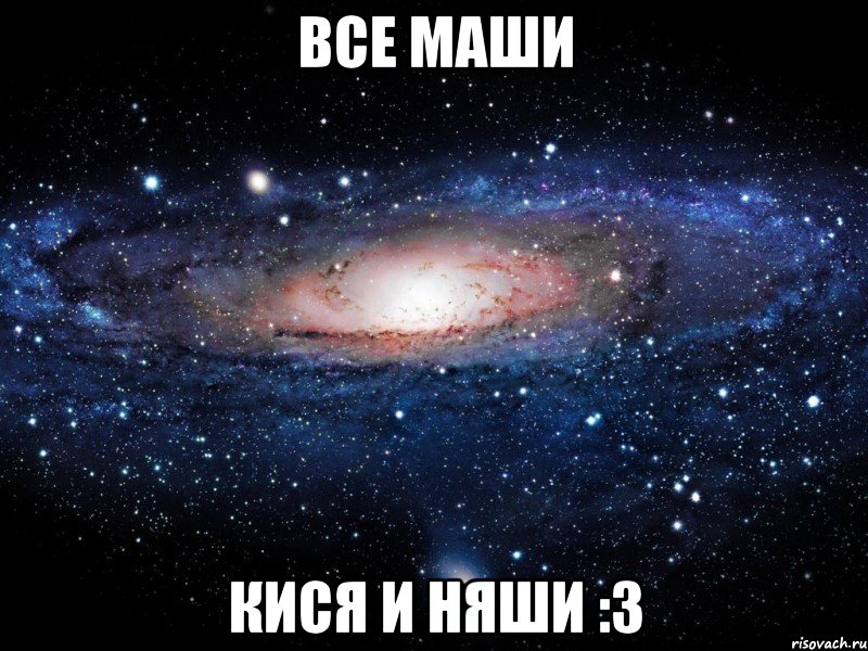 все маши кися и няши :3, Мем Вселенная