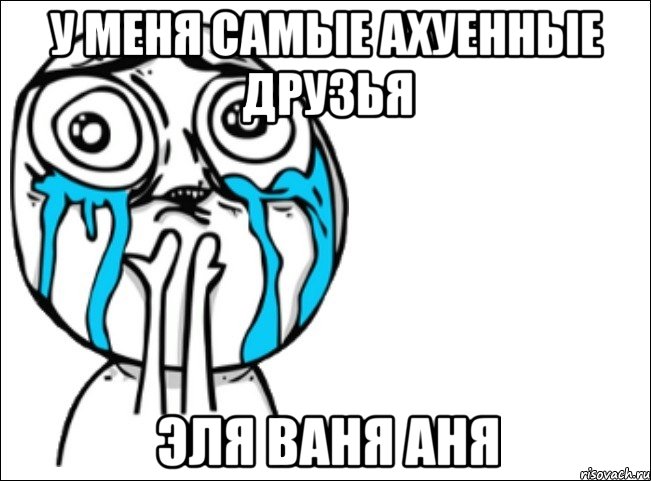 у меня самые ахуенные друзья эля ваня аня, Мем Это самый