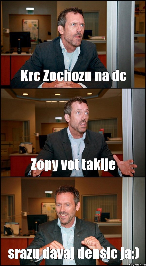 Krc Zochozu na dc Zopy vot takije srazu davaj densic ja:), Комикс Доктор Хаус