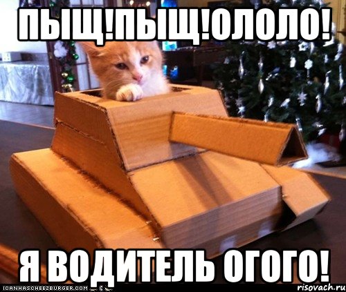 пыщ!пыщ!ололо! я водитель огого!