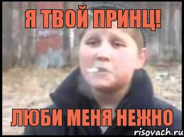 я твой принц! люби меня нежно, Мем Опасный поцык